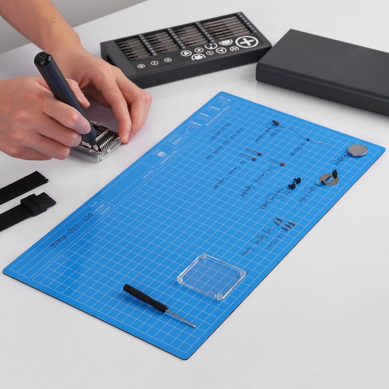 HPFIX Magnetic Project Mat Large Size 36x20.5cm, Magnetic Electronic Repair Screws Mat - Image 5